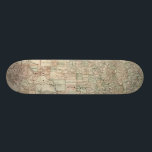 Skate Mapa do Texas com o County Borders<br><div class="desc">Este maravilhoso mapa do estado do Texas mostra como as linhas do condado foram desenhadas. Contém também a transformação do Álamo,  um derrick de petróleo,  e cowboys em cavalos. Mostre um pouco de amor ao Estado Solitário comprando este impressão!</div>