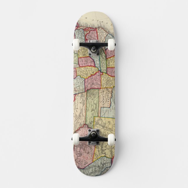 Skate Mapa dos Estados Unidos, e de territórios (Frente)