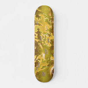 Skate Mapa inundado da terra