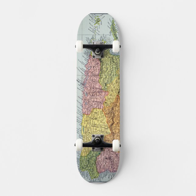 SKATE MAPA: PUERTO RICO, 1900 (Frente)
