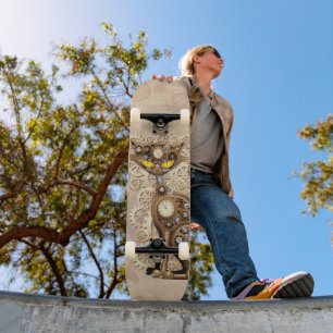 Skate Máquina de Estilo de Retrô de Vintagem Steampunk C