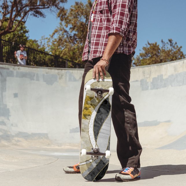 Skate Marble Agate Gold Glam 7 (Ao ar livre 2)