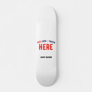 SKATE MARCA VERIFICADA BRANCA PERSONALIZÁVEL MODERNA