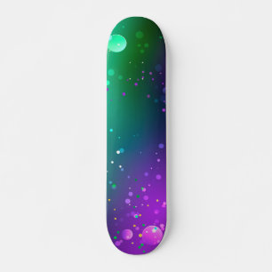Skate Mardi Gras Festivo Purple Background