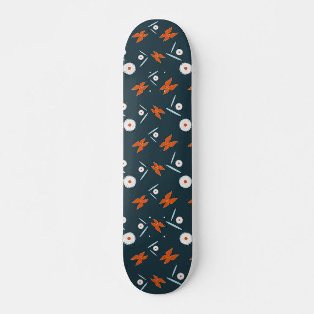 Skate Margaridas e Borboletas (Frente)