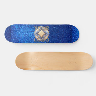 Skate Marinho Blue Glitter Professional