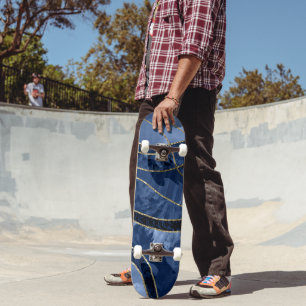 Skate Mármore Ágata Dourado Glam 10 - paisagem