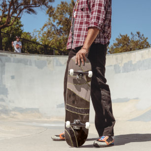 Skate Mármore Ágata Dourado Glam 4 - paisagem
