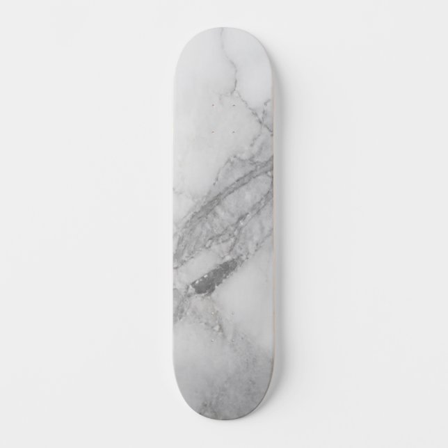 Skate Mármore Branco (Frente)