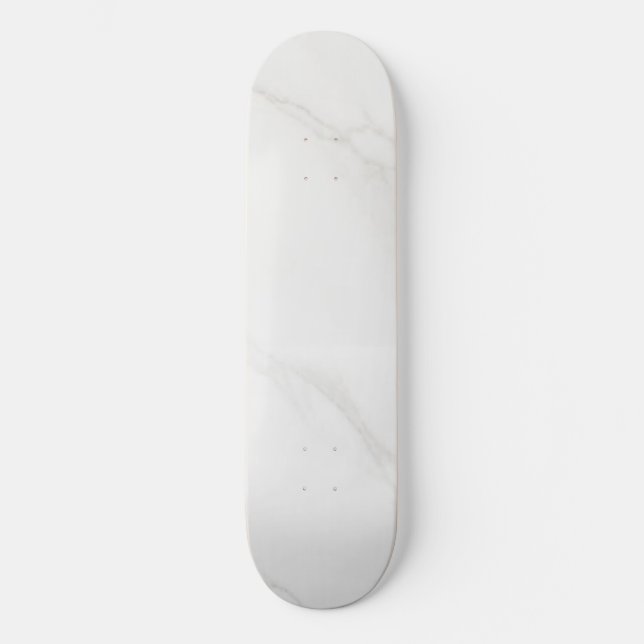 Skate Mármore Branco (Frente)