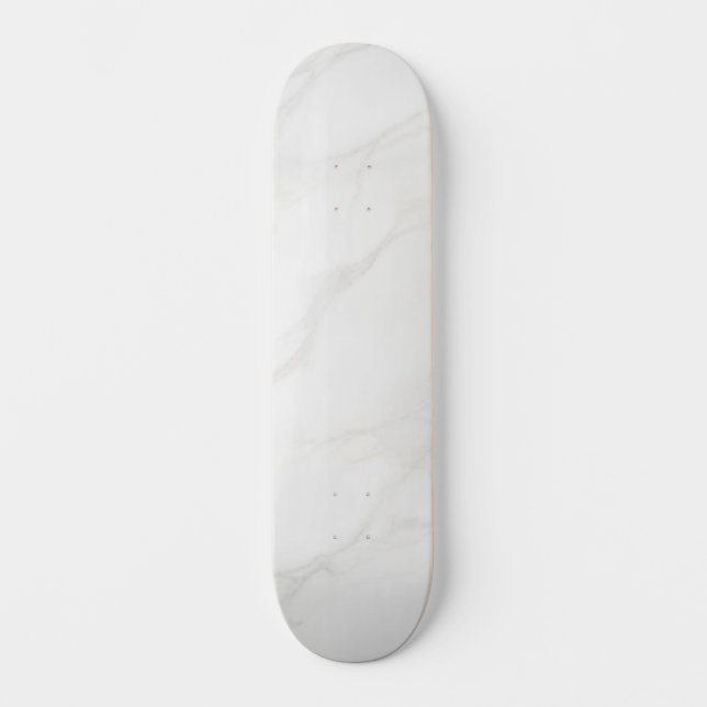 Skate Mármore Branco (Frente)