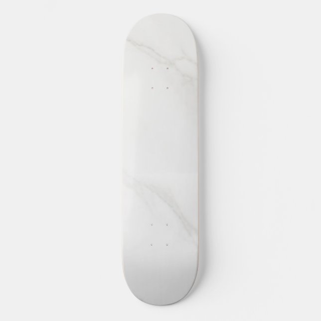 Skate Mármore Branco  (Frente)