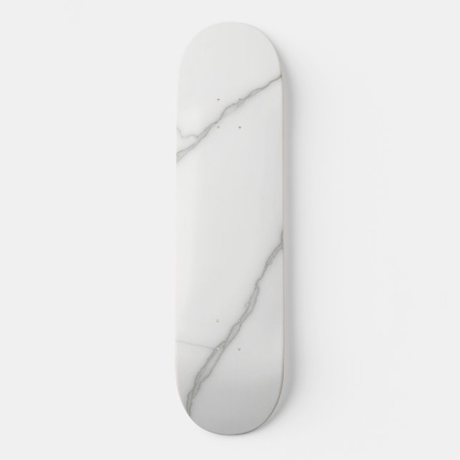 Skate Mármore Branco (Frente)