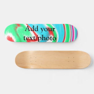 Skate Mármore de derramamento de acrílico simples adicio