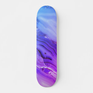 Skate Mármore Roxo Exótico