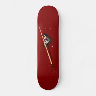 Skate Maroon Billiard Mesa