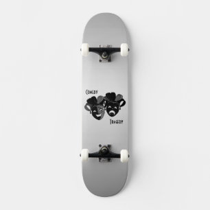 Skate Máscaras de Teatro de Comédia e Tragédia