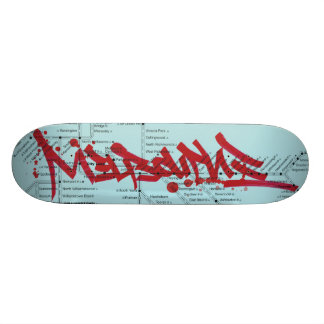 Skate Massacre do metro - mapa de Melbourne