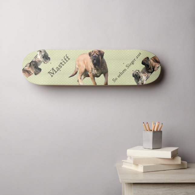 Skate Mastiff englische Dogge (Arte de parede (Horz))