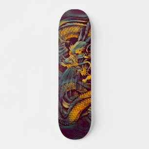 Skate Mau Dragon Elemento Personalizado Pro do Ninja Nin