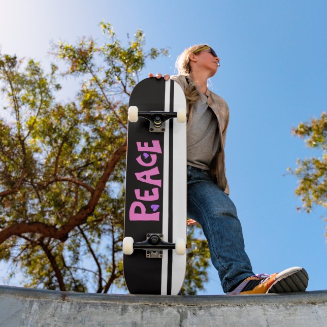 Skate MAZIPOODLES Peace Pink (Ao ar livre 1)