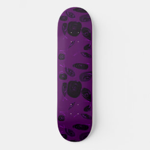 Skate Mazipoodles Peixes Rosas Violeta Preto