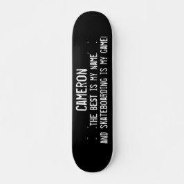 Skate Melhor É Meu Nome Custom Grunge