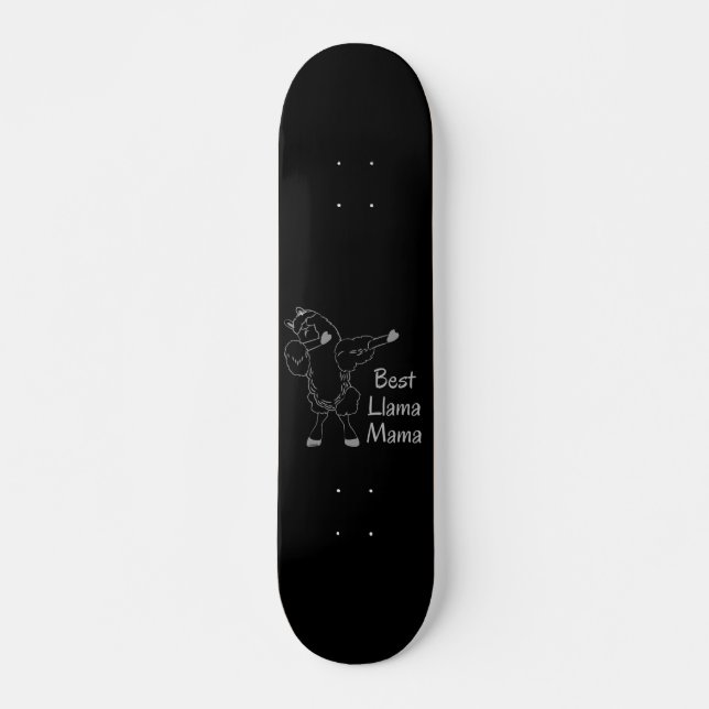 Skate MELHOR LAMA MÃE ideia engraçada de presente para o (Frente)
