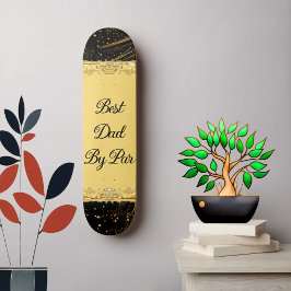 Skate Melhor Pai Da Par Modern Calliografia Brincadeira