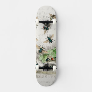 Skate Melhor Rainha Abelha Entomologia Botânica Vintage