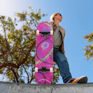 Skate Memórias da Infância Arte Abstrata