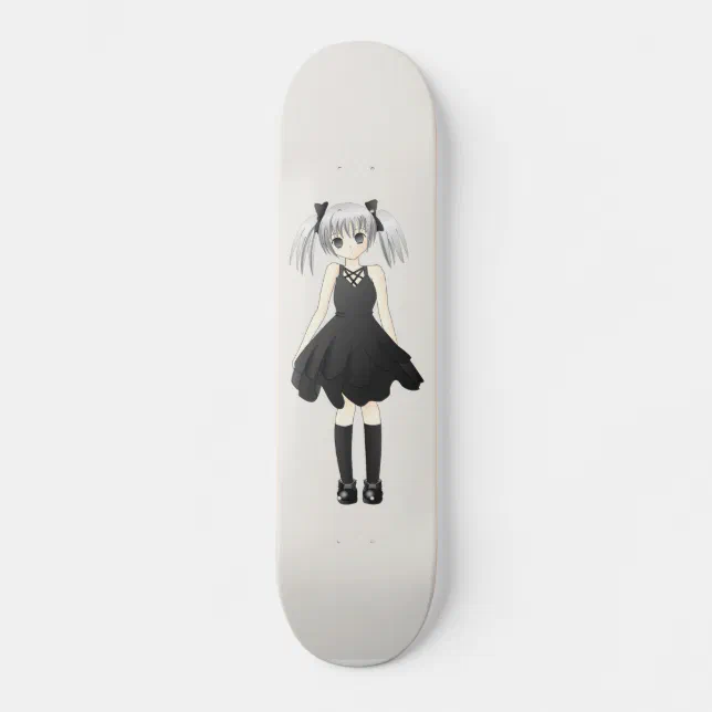 Skate feminino menina anime annie lol semi profissional iniciante