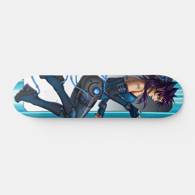 Menina de Anime no skate, skate de Menina de Anime