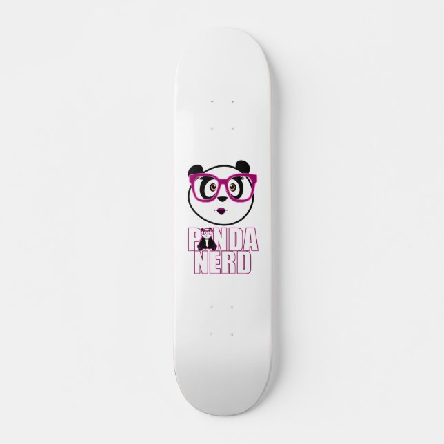 Skate Menina Panda Nerd - Roxo (Frente)