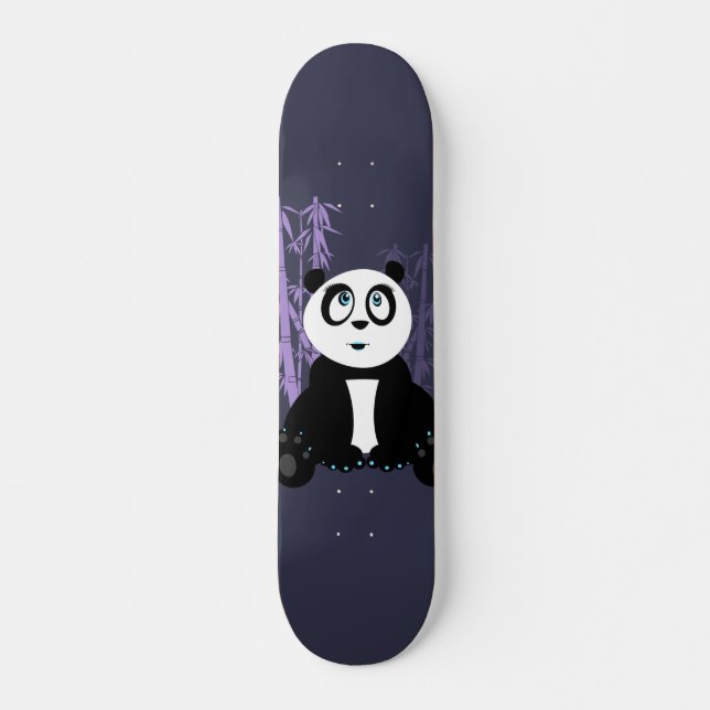 Skate Menina Panda - Roxo (Frente)