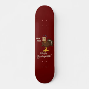 Skate MEOW MEOW FELIZ AGRADECENDO presente de feriado en