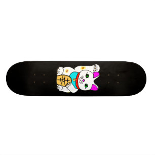 SKATE MEOWIES COM SORTE CAT MANEKI NEKO BLACK