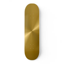 Skate metálico Dourado