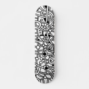 Skate Metropolis II - Preto em Branco