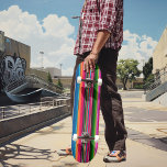 Skate México Colorido de Serape em Stripes Abertas no Mé<br><div class="desc">Este design pode ser personalizado escolhendo a opção Editar Design. Você também pode transferir para outros itens. Entre em contato comigo em colorflowcreations@gmail.com ou use a opção de bate-papo no topo da página se você quiser ter este design em outro produto ou precisar de assistência com este design. Veja mais...</div>
