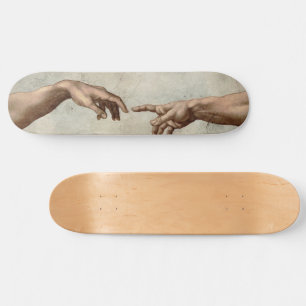 Skate Michaelangelo mãos criação adam deus
