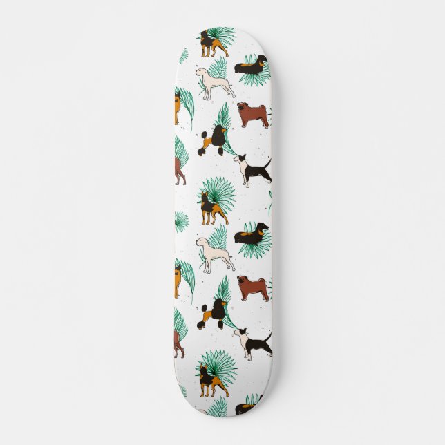 Skate Milagres com patas, Pets de Cachorro Tropicais e C (Frente)