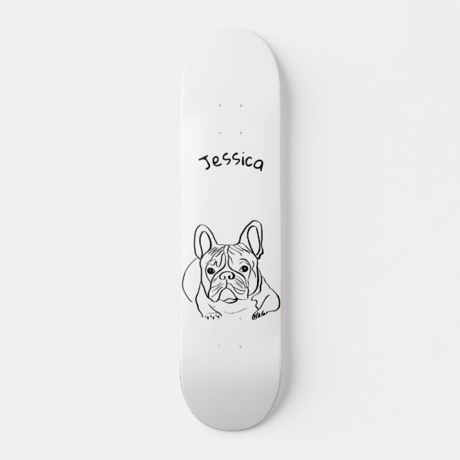 Skate Minimalista do Bulldog na moda (Frente)