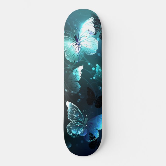 Skate Mint Night Butterflies (Frente)