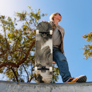 Skate Mística Raposa da Primavera Montanha Minimalista Z