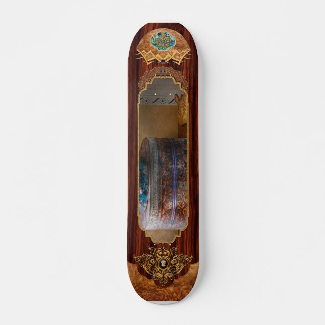 Skate Mobiliário - Caixas de chapéu com bilhar (Frente)