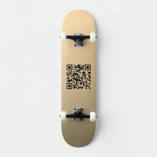 Skate Modelo de código QR editável instantaneamente   Fa
