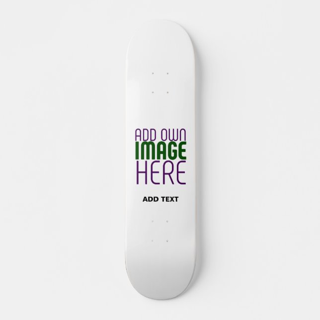 SKATE MODELO DE TEXTO DE IMAGEM BRANCA SIMPLES EDITÁVEL  (Frente)