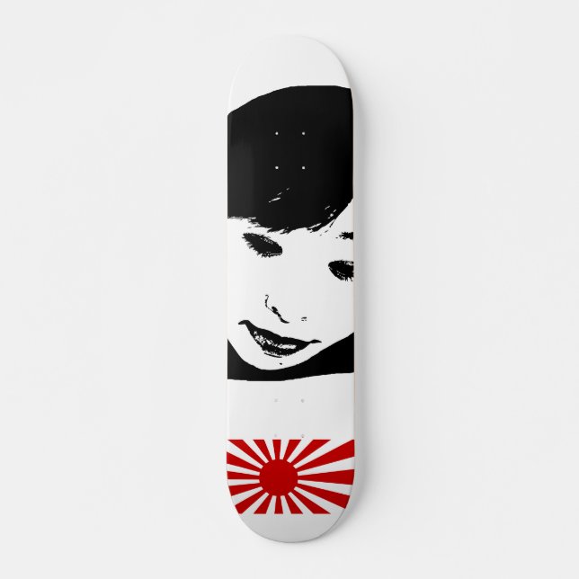 Skate Modelo Sun de Ascensão de menina japonesa (Frente)