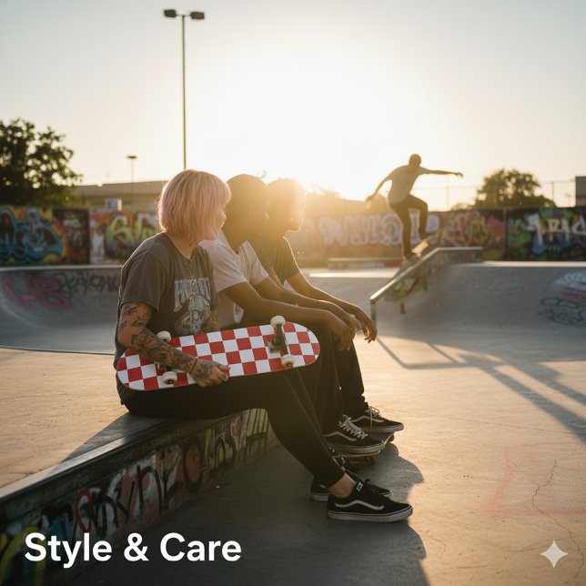 Skate Modern White Squares on Christmas Red (Modern White Squares on Christmas Red Skateboard)